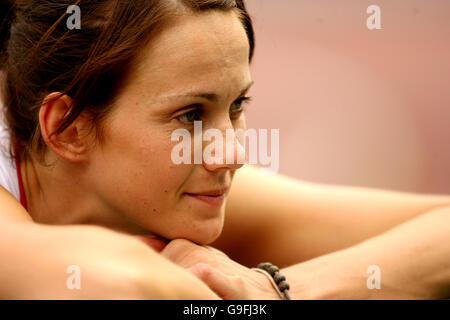 Leichtathletik - Leichtathletik-Europameisterschaften 2006 - Ullevi-Stadion. Kelly Sotherton, Großbritannien Stockfoto