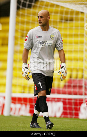 Fußball - freundlich - Watford / Chievo Verona - Vicarage Road Stadium. Vincenzo Sicignano, Chievo Stockfoto