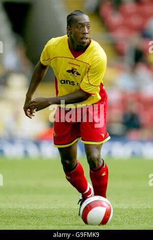 Fußball - freundlich - Watford / Chievo Verona - Vicarage Road Stadium. Lloyd Doyley, Watford FC Stockfoto