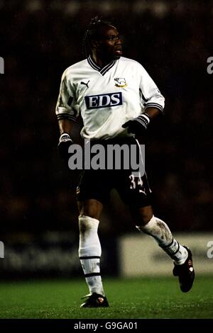 Fußball - FA Carling Premiership - Derby County / Coventry City. Taribo West, Derby County Stockfoto