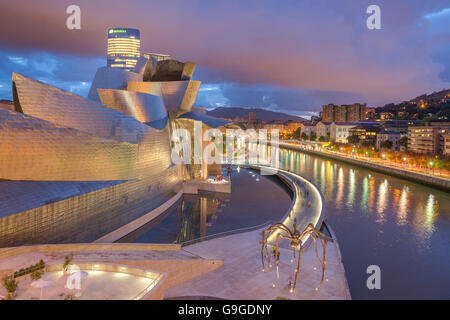 Guggenheim Museum Bilbao Stockfoto