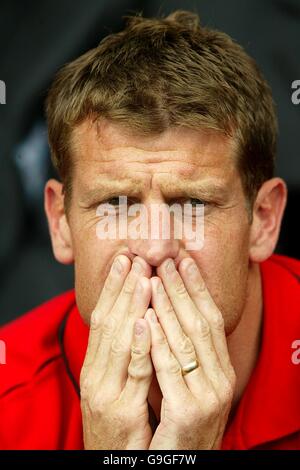 Fußball - FA Barclays Premiership - Sheffield United / Liverpool - Bramall Lane. Craig Short, Sheffield United Stockfoto