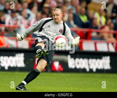 Fußball - FA Barclays Premiership - Sheffield United / Liverpool - Bramall Lane. Patrick Kenny, Sheffield United Stockfoto