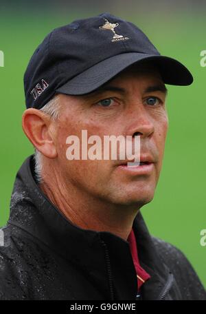 Golf - 36. Ryder Cup - Tag 3 - der K Club. Tom Lehman, Kapitän des US Ryder Cup Teams. Stockfoto