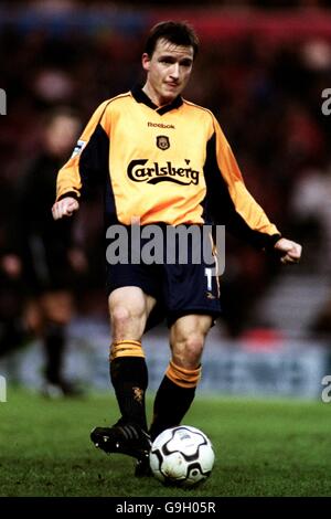 Fußball - FA Carling Premiership - Middlesbrough / Liverpool. Vladimir Smcer, Liverpool Stockfoto