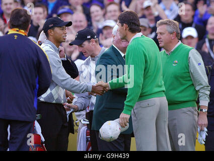 Golf - Rydercup - erster Tag - vier Ball - K Club, Co Kildare. Stockfoto