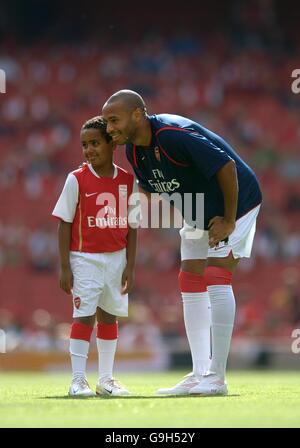 Fußball - FA Barclays Premier League - Arsenal gegen Sheffield United – Emirates Stadium Stockfoto