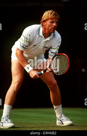 WIMBLEDON TENNIS. BORIS BECKER, DEUTSCHLAND Stockfoto