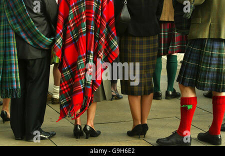 MSP Bill schlägt Tartans Datenbank Stockfoto