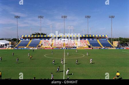 American Soccer - MLS - Trainingslager vor der Saison - Colorado Rapids / Miami Fusion. Allgemeiner Blick auf das Geschehen im Lockhart Stadium, Fort Lauderdale, dem Austragungsort der Miam Fusion und Austragungsort des MLS Pre-Season Training Camp 2000 Stockfoto