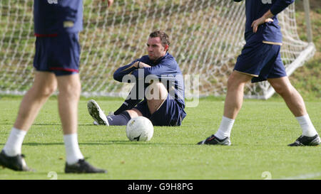 Fußball - Schottland Trainingseinheit - Lesser Hampden Park - Glasgow. Kris Boyd, Schottland, während einer Trainingseinheit im Lesser Hampden Park, Glasgow. Stockfoto