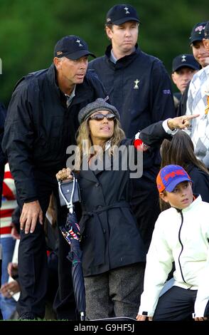 TOM Lehman, KAPITÄN DES US Ryder Cup Teams, und Melissa Stockfoto