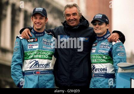 Formel 1 Motor Racing - milde sieben Benetton Renault Sport B201 Launch - Venedig Stockfoto