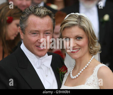 Michael Flatley Hochzeit Stockfoto