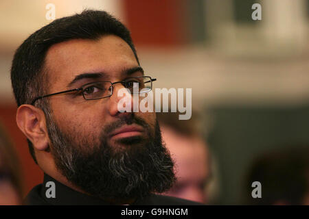 Umstrittene islamischer Aktivist spricht am Trinity College Stockfoto
