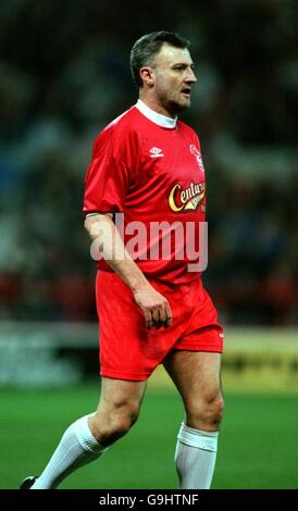 Fußball - Mark Crossley Testimonial - Nottingham Forest European Cup siegreich XI gegen Mark Crossley's All-Star XI. Garry Birtles, Nottingham Forest European Cup Sieger XI Stockfoto