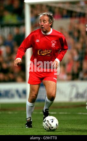 Fußball - Mark Crossley Testimonial - Nottingham Forest European Cup siegreich XI gegen Mark Crossley's All-Star XI. Frank Clark, Nottingham Forest European Cup Sieger XI Stockfoto