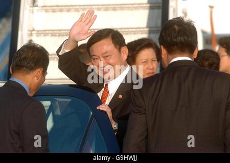 Thailändische Premierminister in Großbritannien Stockfoto