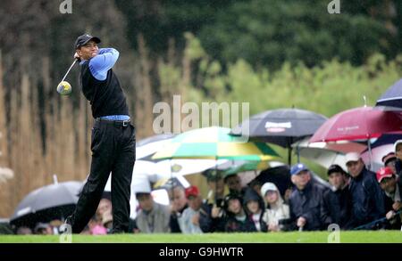 Golf - 36. Ryder Cup - Tag 2 - der K Club. Tiger Woods, US Ryder Cup Team. Stockfoto