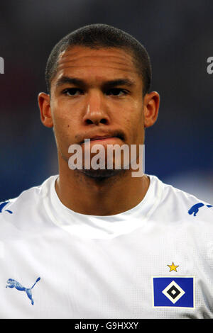 Fußball - UEFA Champions League - Gruppe G - Hamburg / Arsenal - AOL Arena. Nigel de Jong, Hamburg Stockfoto