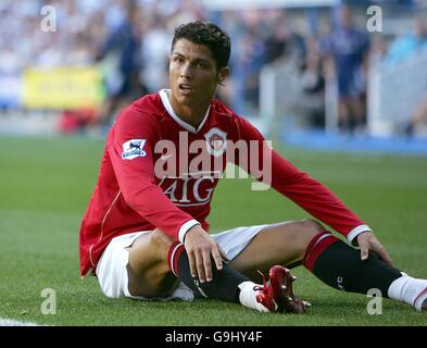 Fußball - FA Barclays Premiership - Reading / Manchester United - Madejski Stadium. Cristiano Ronaldo, Manchester United Stockfoto