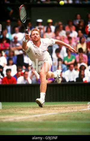 WIMBLEDON TENNIS. BORIS BECKER, DEUTSCHLAND Stockfoto