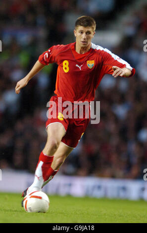 Fußball - Europameisterschaft 2008-Qualifikation - Gruppe E - England V Mazedonien - Old Trafford Stockfoto