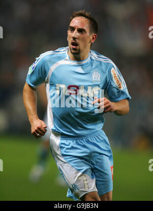 Fußball - französische Premiere Division - Objektiv V Olympique Marseille - Stade Felix Bollaert Stockfoto