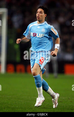 Fußball - französische Premiere Division - Objektiv V Olympique Marseille - Stade Felix Bollaert Stockfoto