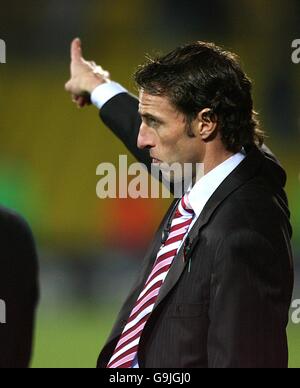 Fußball - FA Barclays Premiership - Watford / Middlesbrough - Vicarage Road. Gareth Southgate, Middlesbrough Manager Stockfoto