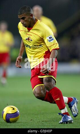 Fußball - FA Barclays Premiership - Watford / Middlesbrough - Vicarage Road. Hameur Bouazza, Watford. Stockfoto