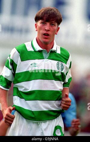 Fußball - Bord-Gais-Turnier - Finale - Celtic gegen Manchester City - Tolka Park, Dublin. Gerry Creaney, Keltisch Stockfoto