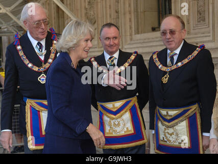 Camilla Duchess of Cornwall besucht Royal Albert Hall Stockfoto