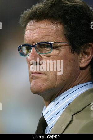 Fußball - UEFA Champions League - Gruppe E - Real Madrid / Steaua Bucuresti - Santiago Bernabeu. Fabio Capello, Trainer von Real Madrid Stockfoto