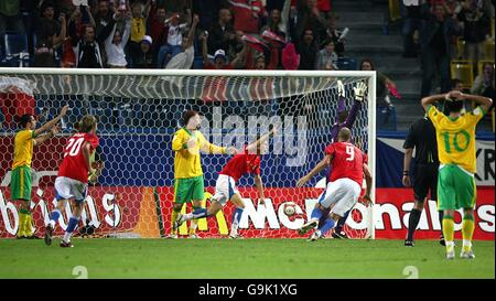 Fußball - EM-Qualifikation - Tschechien V Wales Stockfoto