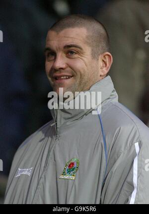 Fußball - FA Barclays Premiership - Blackburn Rovers gegen Tottenham Hotspur - Ewood Park. Dominic Matteo, Blackburn Rovers Stockfoto