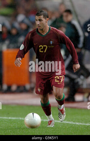 Fußball - UEFA-Europameisterschaft 2008 Qualifikation - Gruppe A - Portugal - Kasachstan - Cidade de Coimbra. Ricardo Quaresma, Portugal Stockfoto