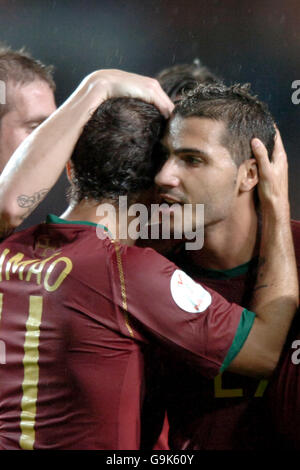 Fußball - Europameisterschaft 2008 - Gruppe A - Qualifikation Portugal V Kasachstan - Cidade de Coimbra Stockfoto