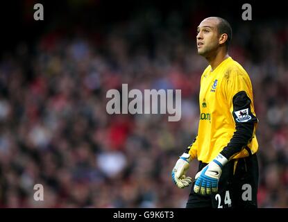 Fußball - FA Barclays Premiership - Arsenal gegen Everton - Emirates Stadium. Everton-Torwart Tim Howard Stockfoto