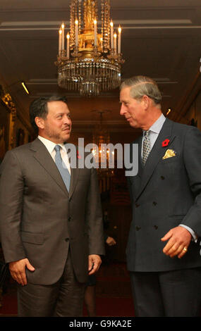 König Abdullah II. Bin Al Hussein besucht London Stockfoto