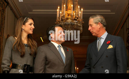 König Abdullah II. Bin Al Hussein besucht London Stockfoto