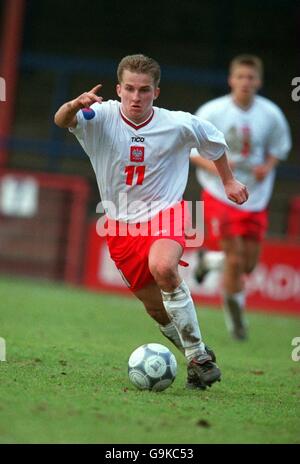 Fußball - Europameisterschaft unter 16 - Gruppe B - Holland gegen Polen. Mariusz Zganiacz, Polen Stockfoto