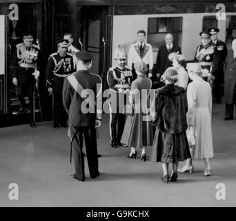 Kaiser Haile Selassie Besuch in Großbritannien Stockfoto