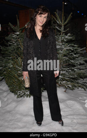 Michelle Dockery bei der Weltpremiere des neuen SKYONE-Films Hogfather, im Curzon Mayfair Cinema im Zentrum von London. Stockfoto
