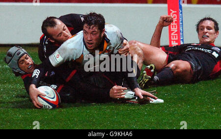 Rugby-Union - EDF Energy Cup - Gruppe B - Sarazenen V London Wasps - Vicarage Road Stadium Stockfoto