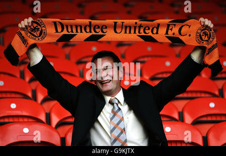 Craig Levein, Manager von Dundee United, wird als neuer Manager im Tannadice Park in Dundee vorgestellt. Stockfoto