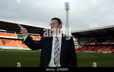 Fußball - Dundee United Pressekonferenz - Tannadice Park. Craig Levein, Manager von Dundee United, wird als neuer Manager im Tannadice Park in Dundee vorgestellt. Stockfoto