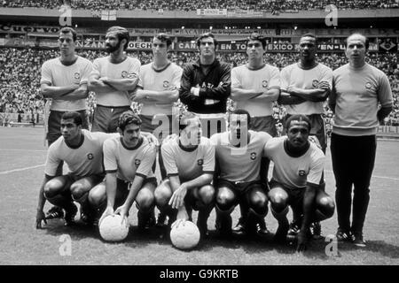 Fußball - Welt Cup Mexiko 1970 - Gruppe 3 - Brasilien V England Stockfoto