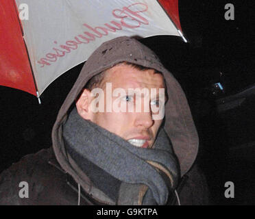 Craig Bellamy vor Gericht Stockfoto