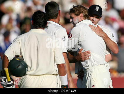 Cricket - Ashes-Tour - zweiten 3-Mobile Test - Tag 5 - Australien V England - Adelaide Oval Stockfoto